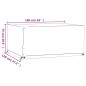 vidaXL Fundas muebles jardín 2 uds 8 ojales rectangular 160x120x75 cm vidaXL Fundas muebles jardín 2 uds 8 ojales rectangular 160x120x75 cm
