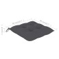 vidaXL Silla mecedora de madera maciza teca con cojín gris antracita vidaXL Silla mecedora de madera maciza teca con cojín gris antracita