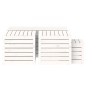 vidaXL Juego de cajas de jardín 4 piezas madera maciza de pino blanco vidaXL Juego de cajas de jardín 4 piezas madera maciza de pino blanco