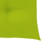 vidaXL Sillas de jardín 2 uds madera de teca y cojines verde brillante vidaXL Sillas de jardín 2 uds madera de teca y cojines verde brillante
