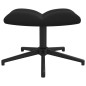 vidaXL Silla de relajación con reposapiés terciopelo negro vidaXL Silla de relajación con reposapiés terciopelo negro