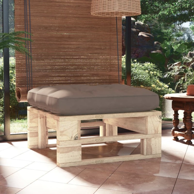 vidaXL Otomana de jardín de palets madera de pino impregnada vidaXL Otomana de jardín de palets madera de pino impregnada