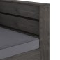 vidaXL Muebles de jardín 2 piezas con cojines madera impregnada gris vidaXL Muebles de jardín 2 piezas con cojines madera impregnada gris