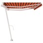 vidaXL Toldo de pie automático naranja y marrón 600x350 cm vidaXL Toldo de pie automático naranja y marrón 600x350 cm
