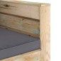 vidaXL Muebles de jardín 2 piezas con cojines madera impregnada verde vidaXL Muebles de jardín 2 piezas con cojines madera impregnada verde