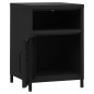 vidaXL Mesitas de noche 2 uds negro acero 35x35x51 cm vidaXL Mesitas de noche 2 uds negro acero 35x35x51 cm