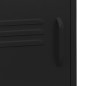 vidaXL Mesitas de noche 2 uds negro acero 35x35x51 cm vidaXL Mesitas de noche 2 uds negro acero 35x35x51 cm
