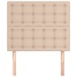 vidaXL Cabeceros 2 unidades cuero sintético capuchino 80x5x78/88 cm vidaXL Cabeceros 2 unidades cuero sintético capuchino 80x5x78/88 cm