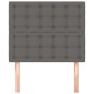 vidaXL Cabeceros 2 unidades de cuero sintético gris 90x5x78/88cm vidaXL Cabeceros 2 unidades de cuero sintético gris 90x5x78/88cm
