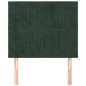 vidaXL Cabeceros 2 unidades de terciopelo verde oscuro 100x5x78/88 cm vidaXL Cabeceros 2 unidades de terciopelo verde oscuro 100x5x78/88 cm