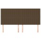 vidaXL Cabeceros 4 unidades de tela marrón oscuro 90x5x78/88 cm vidaXL Cabeceros 4 unidades de tela marrón oscuro 90x5x78/88 cm