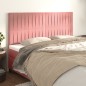vidaXL Cabeceros 4 unidades de terciopelo rosa 80x5x78/88 cm vidaXL Cabeceros 4 unidades de terciopelo rosa 80x5x78/88 cm
