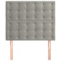 vidaXL Cabeceros 2 unidades de terciopelo gris claro 90x5x78/88 cm vidaXL Cabeceros 2 unidades de terciopelo gris claro 90x5x78/88 cm