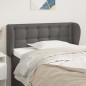 vidaXL Cabecero de cuero sintético gris 93x23x78/88 cm vidaXL Cabecero de cuero sintético gris 93x23x78/88 cm