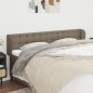 vidaXL Cabecero de tela gris taupe 163x23x78/88 cm vidaXL Cabecero de tela gris taupe 163x23x78/88 cm