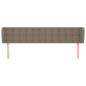 vidaXL Cabecero de tela gris taupe 163x23x78/88 cm vidaXL Cabecero de tela gris taupe 163x23x78/88 cm