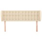 vidaXL Cabecero de tela color crema 147x23x78/88 cm vidaXL Cabecero de tela color crema 147x23x78/88 cm