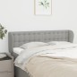 vidaXL Cabecero de tela gris claro 147x23x78/88 cm vidaXL Cabecero de tela gris claro 147x23x78/88 cm