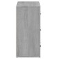 vidaXL Aparadores 2 piezas madera contrachapada gris Sonoma vidaXL Aparadores 2 piezas madera contrachapada gris Sonoma