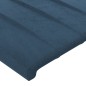 vidaXL Cabecero con orejas de terciopelo azul oscuro 163x23x118/128 cm vidaXL Cabecero con orejas de terciopelo azul oscuro 163x23x118/128 cm