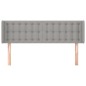 vidaXL Cabecero de tela gris claro 147x16x78/88 cm vidaXL Cabecero de tela gris claro 147x16x78/88 cm
