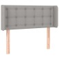 vidaXL Cabecero de tela gris claro 93x16x78/88 cm vidaXL Cabecero de tela gris claro 93x16x78/88 cm