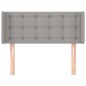 vidaXL Cabecero de tela gris claro 93x16x78/88 cm vidaXL Cabecero de tela gris claro 93x16x78/88 cm
