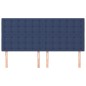 vidaXL Cabeceros 4 unidades de tela azul 80x5x78/88 cm vidaXL Cabeceros 4 unidades de tela azul 80x5x78/88 cm