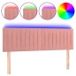 vidaXL Cabecero con LED de terciopelo rosa 144x5x78/88 cm vidaXL Cabecero con LED de terciopelo rosa 144x5x78/88 cm