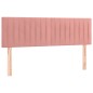 vidaXL Cabecero con LED de terciopelo rosa 144x5x78/88 cm vidaXL Cabecero con LED de terciopelo rosa 144x5x78/88 cm