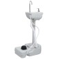 vidaXL Juego inodoro con lavabo y depósito agua portátil para camping vidaXL Juego inodoro con lavabo y depósito agua portátil para camping