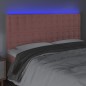 vidaXL Cabecero con luces LED terciopelo rosa 180x5x118/128 cm vidaXL Cabecero con luces LED terciopelo rosa 180x5x118/128 cm