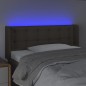 vidaXL Cabecero con LED de tela gris taupe 93x16x78/88 cm vidaXL Cabecero con LED de tela gris taupe 93x16x78/88 cm