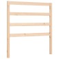 vidaXL Estructura de cama con cabecero madera maciza 100x200 cm vidaXL Estructura de cama con cabecero madera maciza 100x200 cm