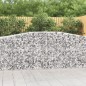 vidaXL Cestas de gaviones 15 uds forma de arco hierro 400x50x100/120cm vidaXL Cestas de gaviones 15 uds forma de arco hierro 400x50x100/120cm