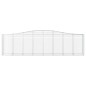 vidaXL Cestas de gaviones 15 uds forma de arco hierro 400x50x100/120cm vidaXL Cestas de gaviones 15 uds forma de arco hierro 400x50x100/120cm