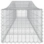 vidaXL Cestas de gaviones 10 uds forma de arco hierro 400x50x40/60 cm vidaXL Cestas de gaviones 10 uds forma de arco hierro 400x50x40/60 cm