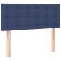 vidaXL Cama box spring con colchón tela azul 90x200 cm vidaXL Cama box spring con colchón tela azul 90x200 cm