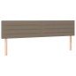 vidaXL Cama box spring con colchón tela gris taupe 180x200 cm vidaXL Cama box spring con colchón tela gris taupe 180x200 cm