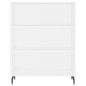 vidaXL Aparador alto madera contrachapada blanco 69,5x34x180 cm vidaXL Aparador alto madera contrachapada blanco 69,5x34x180 cm