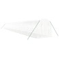 vidaXL Invernadero con estructura de acero blanco 40 m² 20x2x2 m vidaXL Invernadero con estructura de acero blanco 40 m² 20x2x2 m