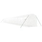 vidaXL Invernadero con estructura de acero blanco 40 m² 20x2x2 m vidaXL Invernadero con estructura de acero blanco 40 m² 20x2x2 m