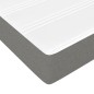 vidaXL Cama box spring con colchón tela gris oscuro 90x200 cm vidaXL Cama box spring con colchón tela gris oscuro 90x200 cm