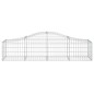 vidaXL Cestas gaviones 15 uds forma de arco hierro 200x50x40/60 cm vidaXL Cestas gaviones 15 uds forma de arco hierro 200x50x40/60 cm