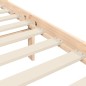 vidaXL Estructura de cama con cabecero madera maciza 100x200 cm vidaXL Estructura de cama con cabecero madera maciza 100x200 cm