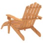 vidaXL Sillas de jardín Adirondack con reposapiés 2 uds madera acacia vidaXL Sillas de jardín Adirondack con reposapiés 2 uds madera acacia