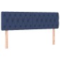 vidaXL Cama box spring con colchón y LED tela azul 160x200 cm vidaXL Cama box spring con colchón y LED tela azul 160x200 cm