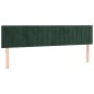 vidaXL Cama box spring colchón y LED terciopelo verde oscuro 180x200cm vidaXL Cama box spring colchón y LED terciopelo verde oscuro 180x200cm