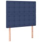vidaXL Cama box spring con colchón tela azul 120x200 cm vidaXL Cama box spring con colchón tela azul 120x200 cm
