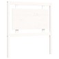 vidaXL Estructura de cama con cabecero madera maciza blanco 90x200 cm vidaXL Estructura de cama con cabecero madera maciza blanco 90x200 cm